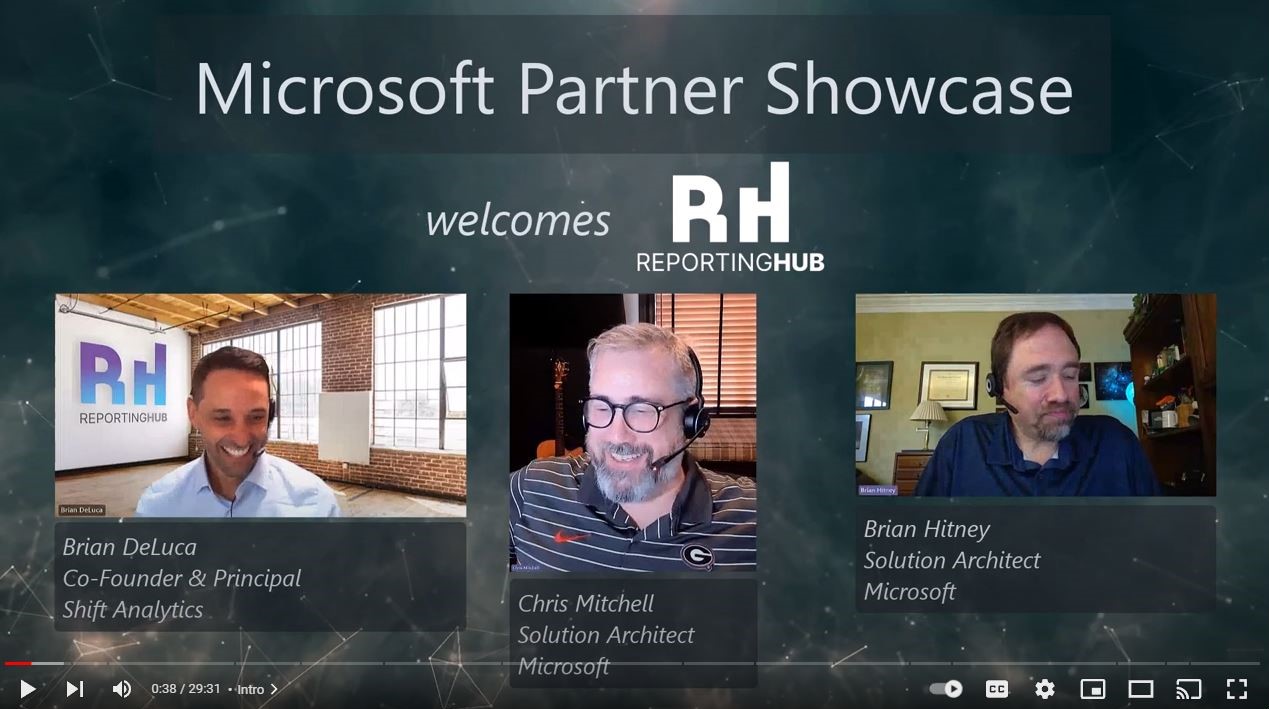 Reporting Hub Featured On The Microsoft Partner Showcase: VIDEO